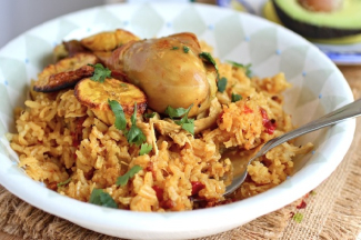 Arroz Atollado Pollo y Chorizo