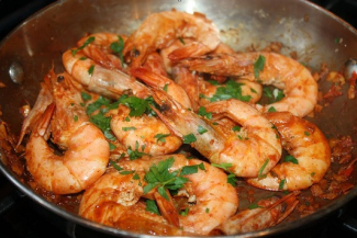 Peppered shrimps