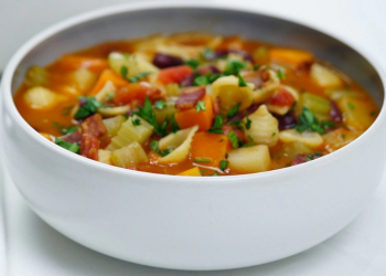 Súp mỳ nui và rau củ quả Minestrone