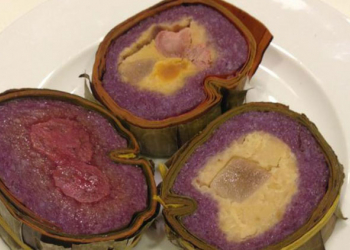 Bánh tét lá cẩm