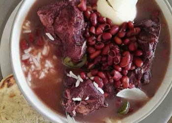 Súp đậu đỏ Sopa de Frijoles