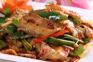 Thịt rang cay Tứ Xuyên