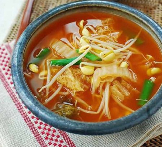 Canh cải thảo giá đỗ Hàn Quốc