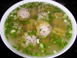 Canh khổ qua dồn thịt