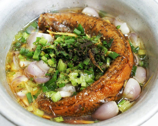 Cá lóc chưng tương hột