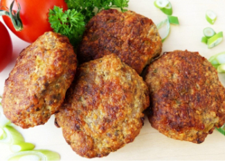 Thịt chiên Frikadeller Đan Mạch