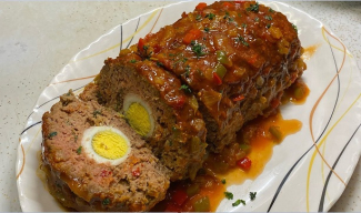 Thịt băm sốt Pulpeta
