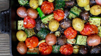 Rau củ chiên dầu oliu